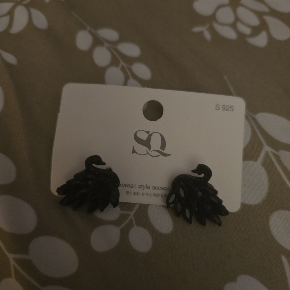 Black Swan Earrings